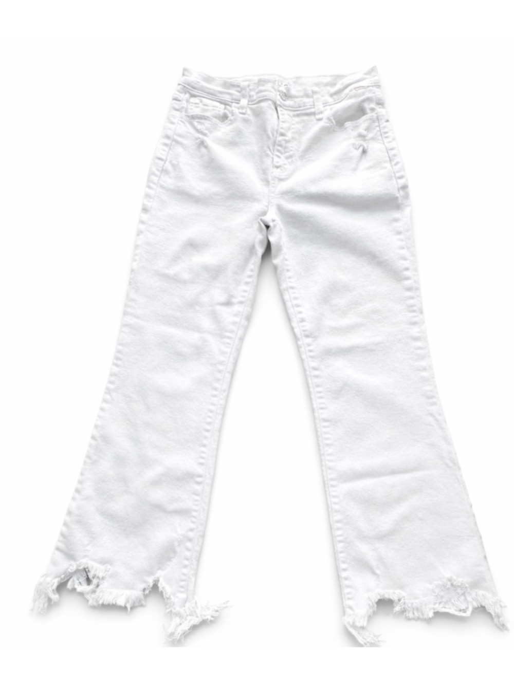 Cello White Raw Hem Ankle Jeans Size 9
